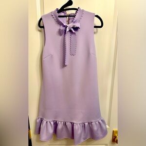 Betsey Johnson Lilac Dress with Scalloped Edges